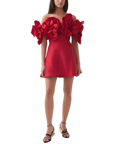 Daniele Oro Mini Dress In Red