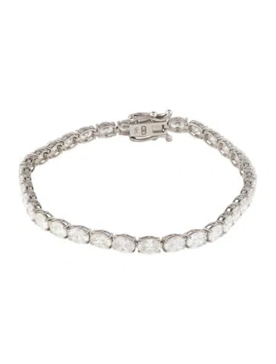 Pre-owned Daniella Design 14k 8.32ctw Diamond Tennis Bracelet, 6.75" In Multi