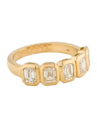 Pre-owned Daniella Design 18k 1.51ctw Diamond Band Ring In Multi