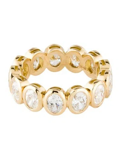Pre-owned Daniella Design 18k 3.41ctw Diamond Eternity Band In Multi