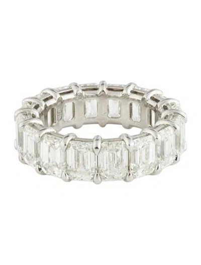 Pre-owned Daniella Design Platinum 11.24ctw Diamond Eternity Band W/ Tags In Multi