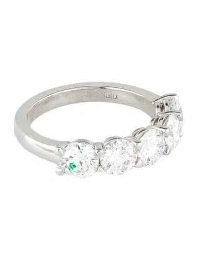 Pre-owned Daniella Design Platinum 2.51ctw Diamond Band In Multi