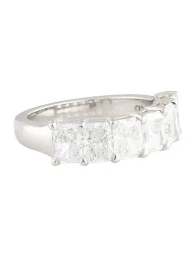 Pre-owned Daniella Design Platinum 3.05ctw Diamond Band In Multi