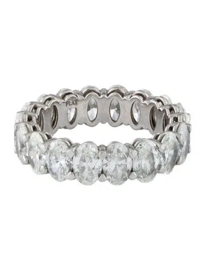 Pre-owned Daniella Design Platinum 5.83ctw Diamond Eternity Band In Multi