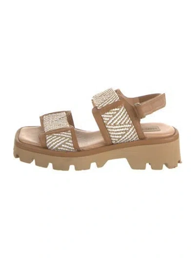Pre-owned Daniella Lehavi Leather Printed In Neutral