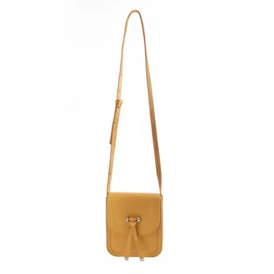 Daniella Ortiz Blair Crossbody Bag In Mustard In Brown