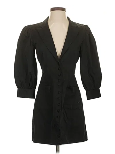 Pre-owned Danielle Bernstein Blazer Jacket In Black