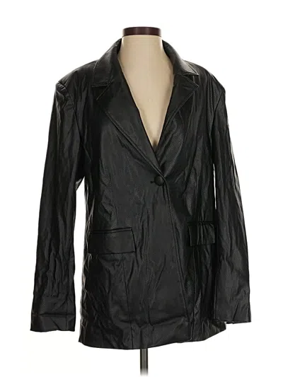 Pre-owned Danielle Bernstein Blazer Jacket In Black