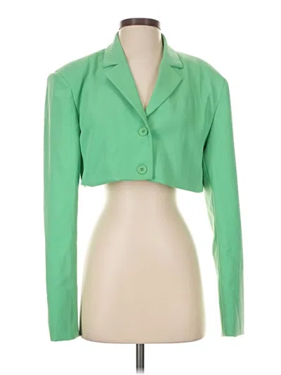Pre-owned Danielle Bernstein Blazer Jacket In Green