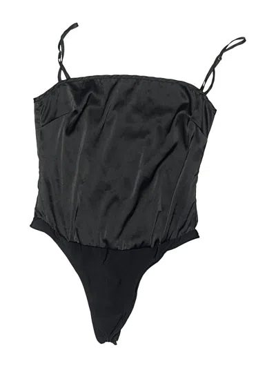 Pre-owned Danielle Bernstein Bodysuit In Black