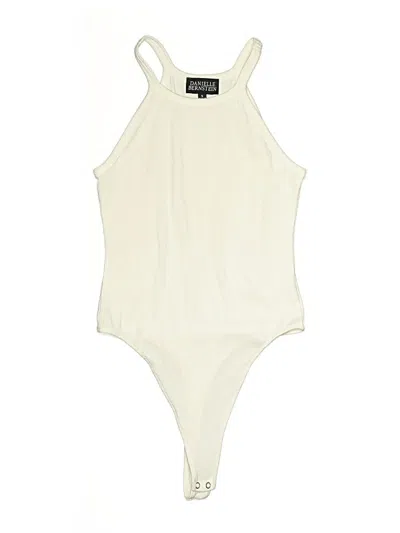 Pre-owned Danielle Bernstein Bodysuit In Ivory