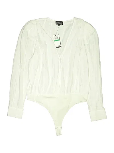 Pre-owned Danielle Bernstein Bodysuit In Ivory