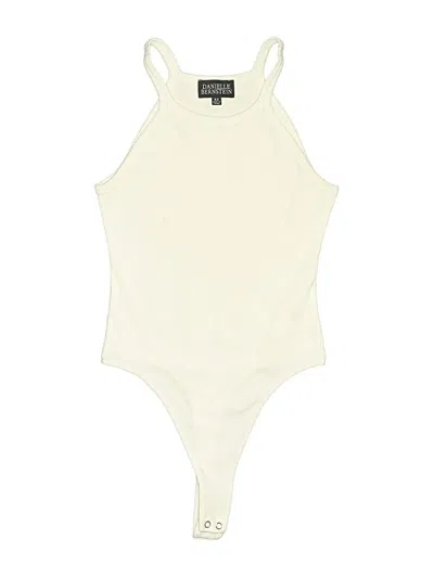 Pre-owned Danielle Bernstein Bodysuit In White