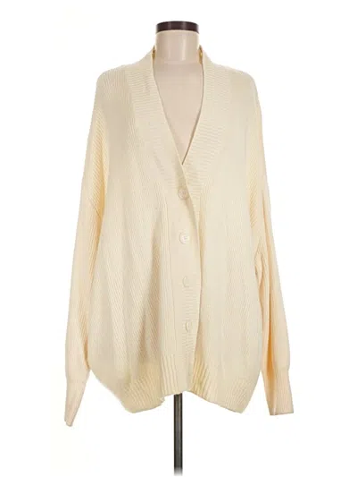 Pre-owned Danielle Bernstein Cardigan Sweater In Ivory
