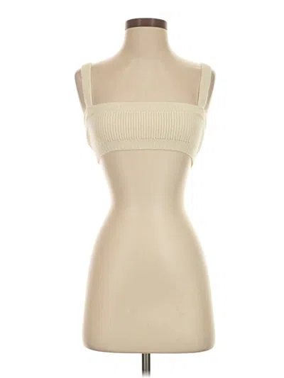 Pre-owned Danielle Bernstein Cardigan Sweater In Tan