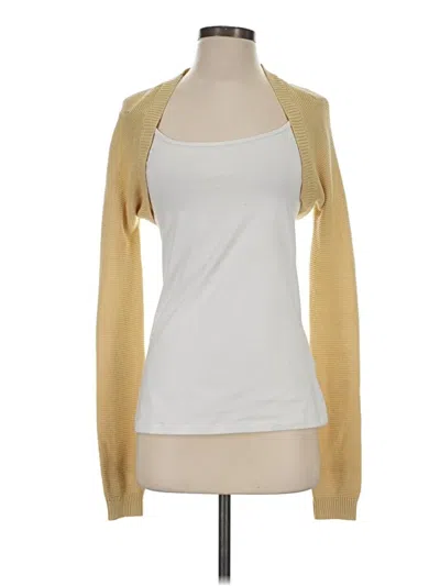 Pre-owned Danielle Bernstein Cardigan Sweater In Yellow