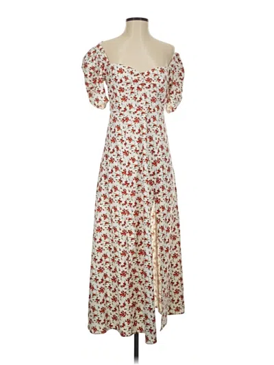 Pre-owned Danielle Bernstein Casual Dress In White