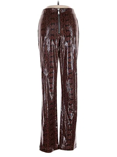 Pre-owned Danielle Bernstein Casual Pants In Brown