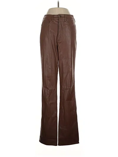 Pre-owned Danielle Bernstein Casual Pants In Brown