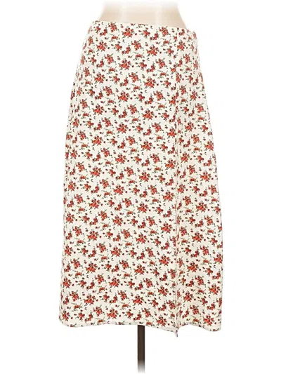 Pre-owned Danielle Bernstein Casual Skirt In White