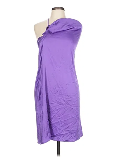 Pre-owned Danielle Bernstein Cocktail Dress In Purple