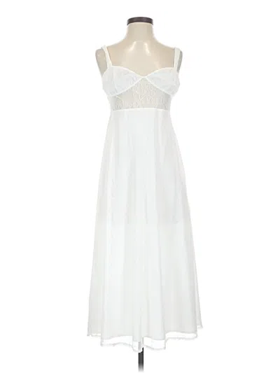 Pre-owned Danielle Bernstein Cocktail Dress In White
