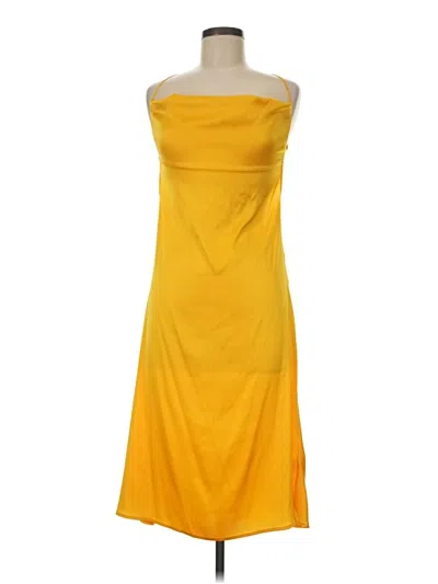 Pre-owned Danielle Bernstein Cocktail Dress In Yellow
