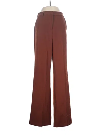 Pre-owned Danielle Bernstein Dress Pants In Brown