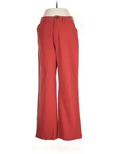 Pre-owned Danielle Bernstein Dress Pants In Red