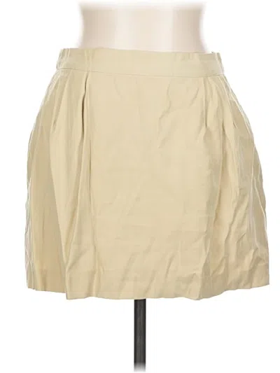 Pre-owned Danielle Bernstein Formal Skirt In White