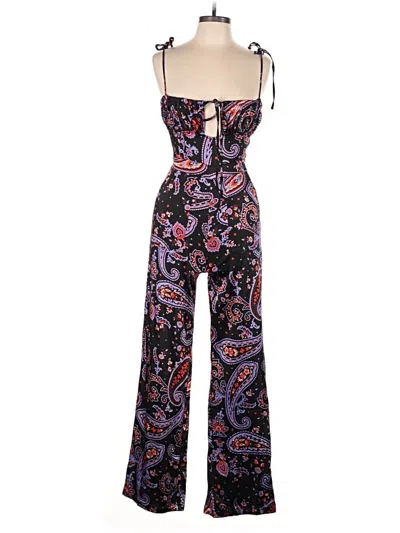 Pre-owned Danielle Bernstein Jumpsuit In Purple