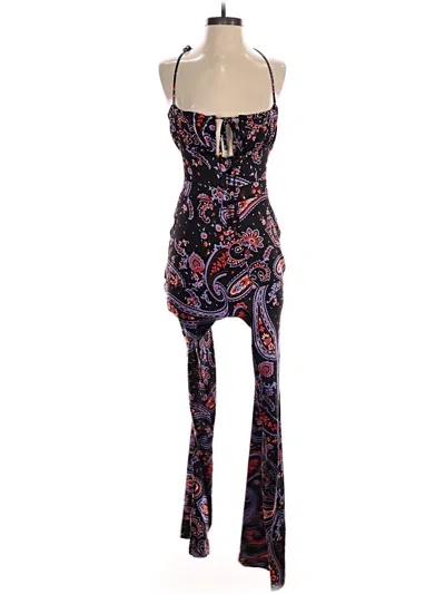 Pre-owned Danielle Bernstein Jumpsuit In Purple