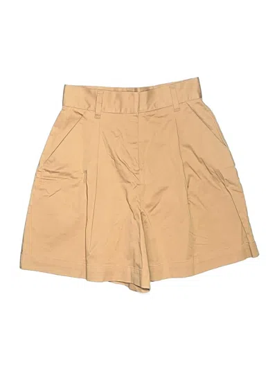 Pre-owned Danielle Bernstein Khaki Shorts In Tan