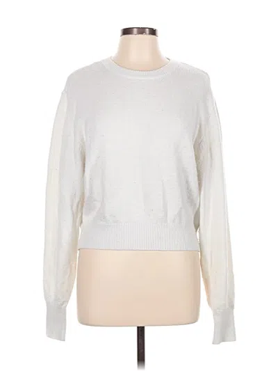 Pre-owned Danielle Bernstein Pullover Sweater In Silver
