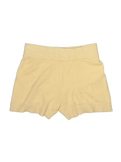 Pre-owned Danielle Bernstein Shorts In Yellow