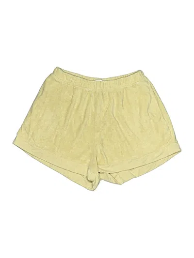 Pre-owned Danielle Bernstein Shorts In Yellow