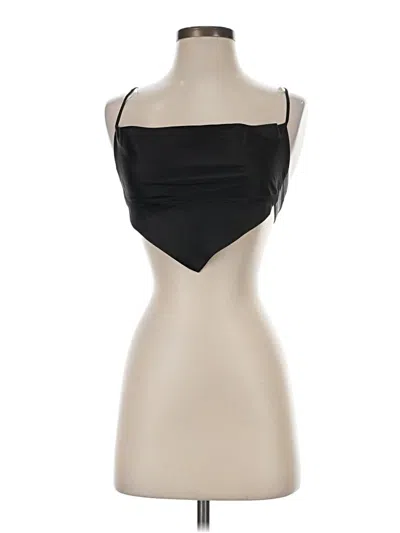 Pre-owned Danielle Bernstein Sleeveless Blouse In Black