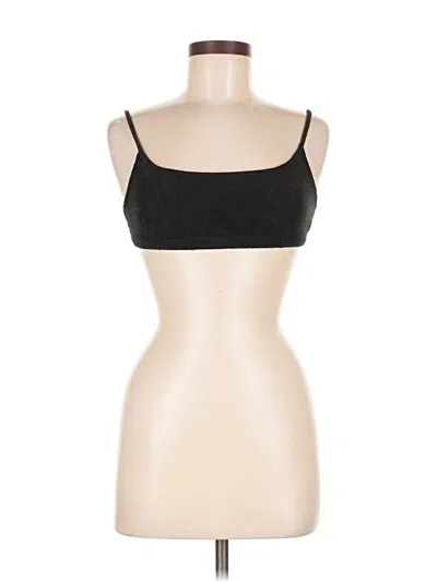 Pre-owned Danielle Bernstein Tank Top Black Strapless Neckline Tops