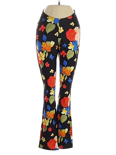 Pre-owned Danielle Bernstein Yoga Pants In Black