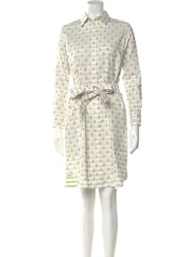 Pre-owned Danielle Fichera Floral Print Knee-length Dress W/ Tags In Multi
