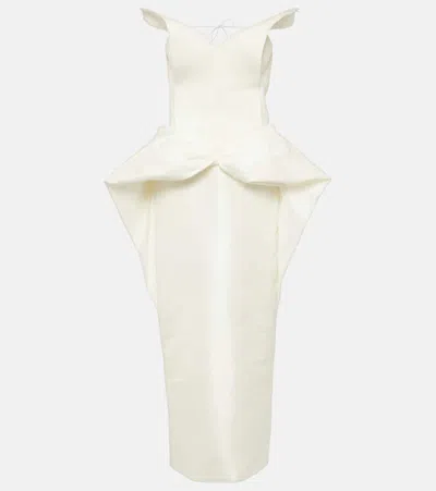 Danielle Frankel Bridal Daphne Silk Taffeta Gown In White
