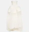 Danielle Frankel Bridal Emory Silk Organza Gown In Pearl