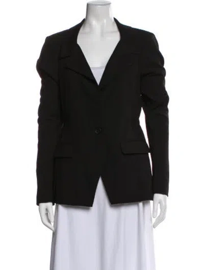 Pre-owned Danielle Guizio Blazer In Black