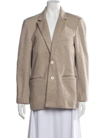Pre-owned Danielle Guizio Blazer In Neutrals