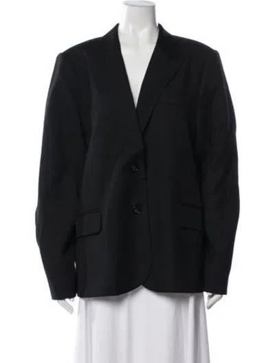 Pre-owned Danielle Guizio Coat In Black