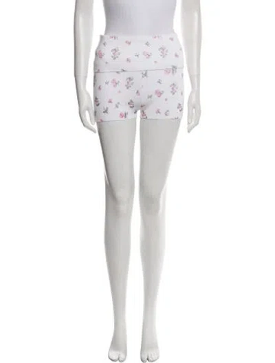 Pre-owned Danielle Guizio Floral Print Lounge Set W/ Tags In White