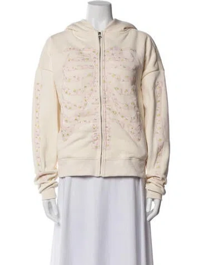 Pre-owned Danielle Guizio Graphic Print Jacket In Pink