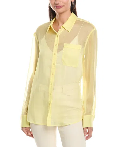 Danielle Guizio Guizio Valle Top In Yellow