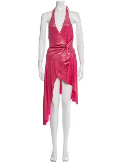 Pre-owned Danielle Guizio Halterneck Mini Dress W/ Tags