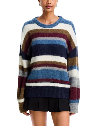 Danielle Guizio Hawley Oversized Brushed Knit Sweater In Multi